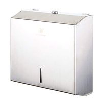 Festnight Paper Towel Dispenser Wall-mounted Tissue Dispenser CHUANGDIAN Multifold Hand Towel Holder Facial Tissue Box Cover Holder Stainless Steel Tissue Box Interfold Towel Holder