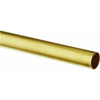 K&S Metal Round Tube 1/4" D X 12" L Brass Carded/ Pack of 1