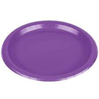 Club Pack of 240 Amethyst Purple Premium Heavy-Duty Paper Dinner Plates 9"