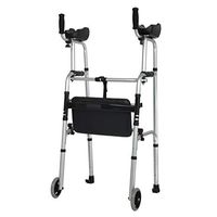 Walking Frames Rolling Walker Folding Rollator for Seniors Elderly - Walking Aids Lightweight Aluminum Frames Supports Up to 440 Lbs Adjustable Compact