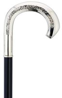 Men Feather Embossed Cane Maple With Alpacca Handle  -Affordable Gift! Item #DHAR-9013000
