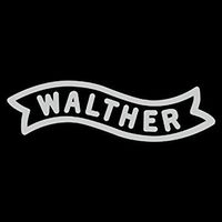 Walther Fireams Logo - Vinyl 8" wide (color: WHITE) decal laptop tablet skateboard car windows sticker