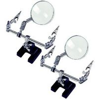 2 Soldering Iron "Third-Hand" Tools w/Magnifier Loupes