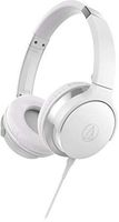 Audio-Technica ATH-AR3iSWH SonicFuel On-Ear Headphones with Mic & Control, White