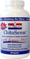 NutraSense ChitoSense with Liposan Ultra, 500mg, 180ct capsules