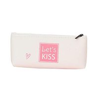 Putars Let's KissCreative Finger Dance Pencil Bag Large Capacity Simple and Waterproof