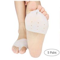 SchwarzSex Toe Separators Bunion Corrector/Ball of Foot Cushions/Hallux Valgus/Toe Straighteners/Bunion Protector Relief Pad/White 10pcs