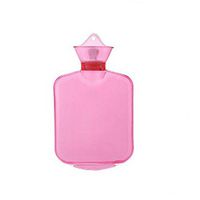 Warm Simple 0.75 L Hot Water Bottle Safe Water-Filled, Hot Water Bottle (Rectangle, Pink)