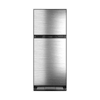 Furrion 10 cu.ft. Furrion Arctic 12 Volt Left Hinge Built-In Refrigerator (Black) for RV, Camper or Trailer with Independent Freezer - Stainless Steel Door Panel - FCR10DCDTA-BR-SV