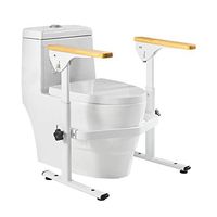 XF Toilet handrail, Non-Slip seat Lift, Suitable for Pregnant Women, Safe and Disabled Elderly, White (Color : White)