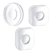 HiMoliwa 3 Pack Multi-Functional Nano Gel Pad Traceless Magic Stickers, Removable Portable Washable Universal Sticky Car Phone Mount Holder, Car Home Office Storage for Various Small Items