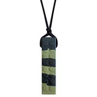 Munchables Chew Blockz - Chewable Sensory Necklace for Kids (Camo)