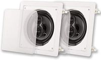 Acoustic Audio CSi63S in Wall/Ceiling 6.5" Speaker Pair 3 Way Home Theater Speakers