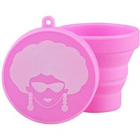 Menstrual Cup Holder Menstrual Cup Sterilizing Cup Medical Silicon Storage Cup for Traveling Camping Climbing Outdoors Set of 3 Foldable Cups