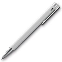 Lamy Logo White Ballpen with Steel Clip L204WEM