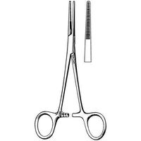 Sklar Instrument 23-2108 Sklarlite Kelly Hemostatic Forceps, Curved, Serrated, 5-1/2" Length