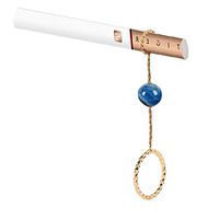 Lzttyee Personality Elegant Cigarette Holder Ring for Lady Smoker (Gold, M 17mm)