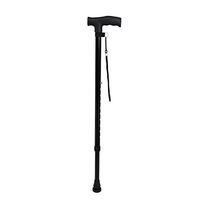 Walking Cane Adjustable Stick Lightweight Aluminum Offset Cane with Ergonomic Portable Balancing Mobility Aid Comfortable T Handles Fauay