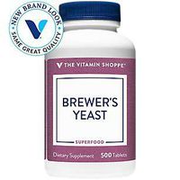 The Vitamin Shoppe Brewer's Yeast 3,900MG, Superfood, Source of B Vitamins, Naturally Occurring Trace Minerals (500 Tablets)