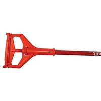 Impact 84 Janitor Mop Handle, 1 inches dia. x 64 inches long, 7-5/8 inches W plastic head, speed change, fiberglas, Priced Per: 12Each
