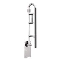 Moen R8962FD 30-Inch Flip-Up Bathroom Grab Bar, Stainless (Renewed)
