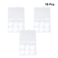 Healifty 18pcs Noise Cancelling Ear Plugs Silicone Earplugs Sound Blocking for Swimming Sleeping Musicians