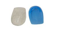 Pro11 Wellbeing 2 Pair of Orthotic Heel Pads to Ease Plantar Fasciitis and General Heel Pain and Discomfort 9/13 UK Black