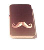 Vector KGM Thunderbird Custom Lighter - BIG Mustache Logo Sparkle Purple ICE High Polish Chrome Logo High Polish Chrome Rare!