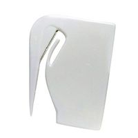 Hongxin Wrapping Paper Cutter,Creative Christmas Gift Wrapping Paper Cutting Tools (White, Approx.7×5.5cm)