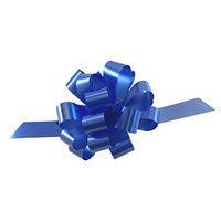 Royal Blue Decorative Gift Pull Bows - 5" Wide, Set of 10, Police Support, Graduation Ribbon, Christmas, Gender Reveal, Baby Shower, Birthday, Easter, 4th of July