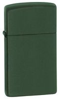 Zippo Slim Green Matte Pocket Lighter