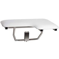 Seachrome SSL-320225-NW L-Shaped Left-Hand ADA, Wall Mount, Padded White Naugahyde, 32" x 22.5"