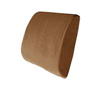 Comfortable Memory Foam Support Pillow Car Seat Home Office Chair (Brown)