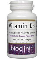 Bioclinic Naturals - Vitamin D3 5000 IU 180 Softgels