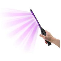 UV Disinfection Lamp, Ultraviole Light Sanitizer Wand Portable Germicidal Lamp Sanitizer USB Ultraviolet Bulb Sterilization for Household Mite Removal Hospital (Black, One Size)