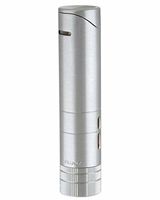 XiKAR 564SL Turrim Dual Flame Cigar Lighter in an Attractive Gift Box Lifetime Warranty Silver