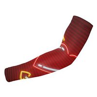 Lucaeat Neon Heart Like Devil Arm Compression Sleeve, Arthritis, UV Protection - Youth Adult Runners (1 Pair)