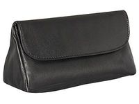 4th Generation Leather Pipe Tobacco Pouch ~ Choose Your Style (3.50"X7" Black Single Combo)