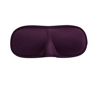 ACTLATI 3D Sleeping Eye Patch Sleep Aid Cover Soft Eye Mask Breathable Blindfold with Ear Plugs Purple