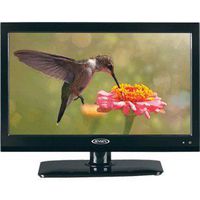 Jensen JTV1917DVDC 19" Inch RV LCD LED TV with Build-In DVD Player, High Performance Wide 16:9 LCD Panel, Resolution 1366 x 768, Integrated HDTV (ATSC) Tuner, HDTV Ready (1080p, 720p, 480p), 12V DC
