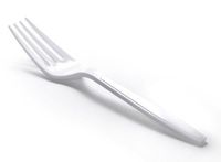 Plastic Forks ( FORK, PLASTIC, WHITE, BULK ) 1000 Each / Case