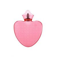 Warm Simple 1 L Hot Water Bottle Safe Water-Filled, Hot Water Bottle (Heart-Shaped, Rose Red)