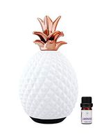 Prairie Essentials Ceramic Pineapple Essential Oils Diffuser 120ml with 5ml Bottle of Lavender 100% Pure Therapeutic Grade Essential Oil