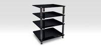NorStone - Bergen 2 - 4 Shelf Rack for Hi-Fi Systems - Black