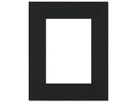 PA Framing, Single Mat, 8 x 10 inches Frame for 5 x 7 inches Photo Art Size - White Core/Black