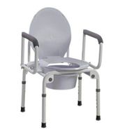 Fabrication Enterprises Commodes drop arms (deluxe steel 19-23" height 1 each)