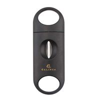 GALINER Plastic Cigar Cutter Stainless Steel Sharp Accessories Guillotine Black Pocket Cigar Scissors