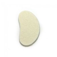 Moleskin Ball of Foot Pads, Kidney Shaped, 100 Metatarsal Pads per Order (3 1/2" Wide)