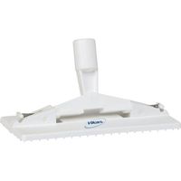 Vikan 55005 Floor Model Scrub Pad Holder, 9" L x 3-45/64" W Polypropylene, White