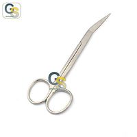 G.S IRIS Scissors 4.5" Angled Sharp Sharp Points Best Quality